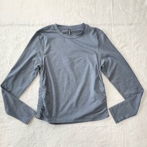 VUORI Women’s Halo Long Sleeve Top size XL Heather Blue